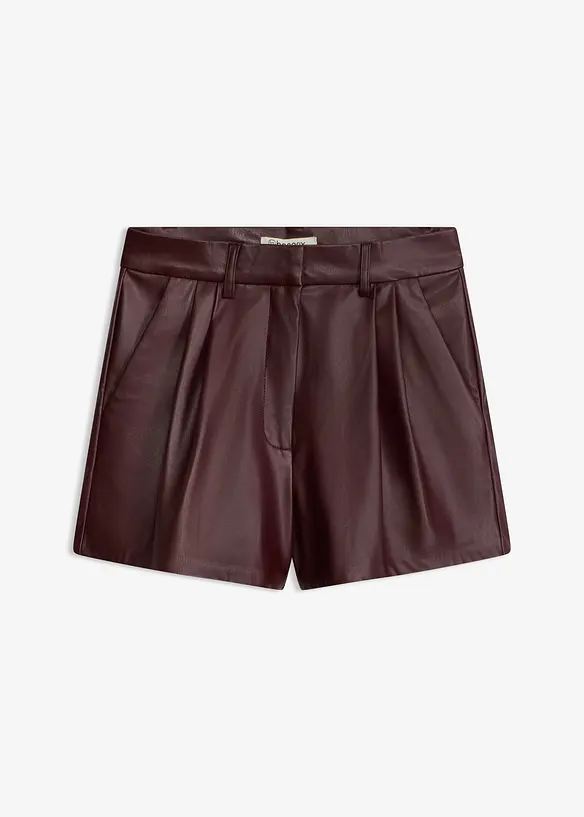 Shorts in similpelle, bonprix