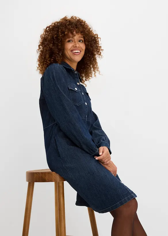 Abito di jeans corto, bonprix