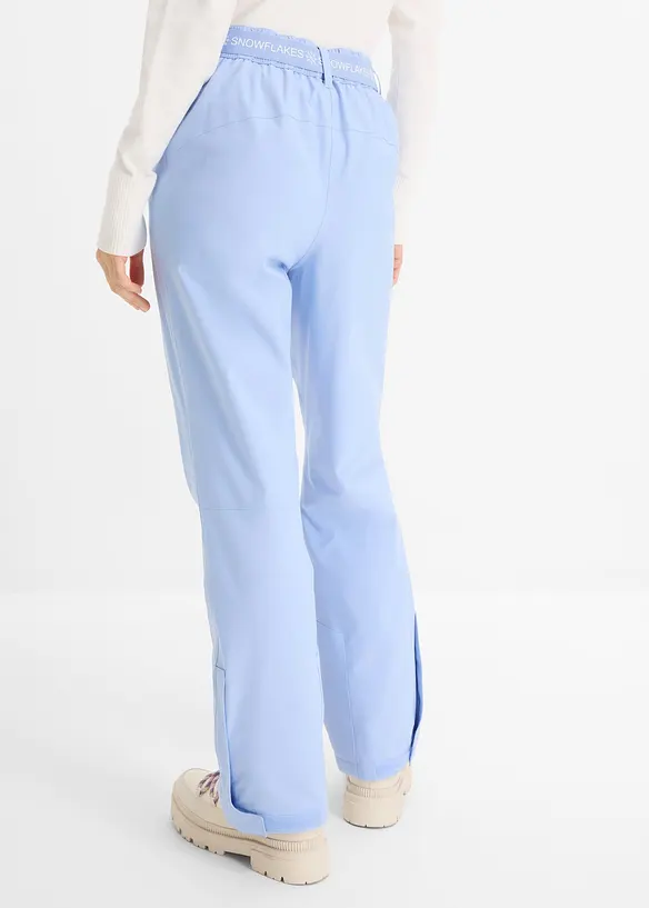 Pantaloni termici da sci con fodera in pile, impermeabili, bonprix