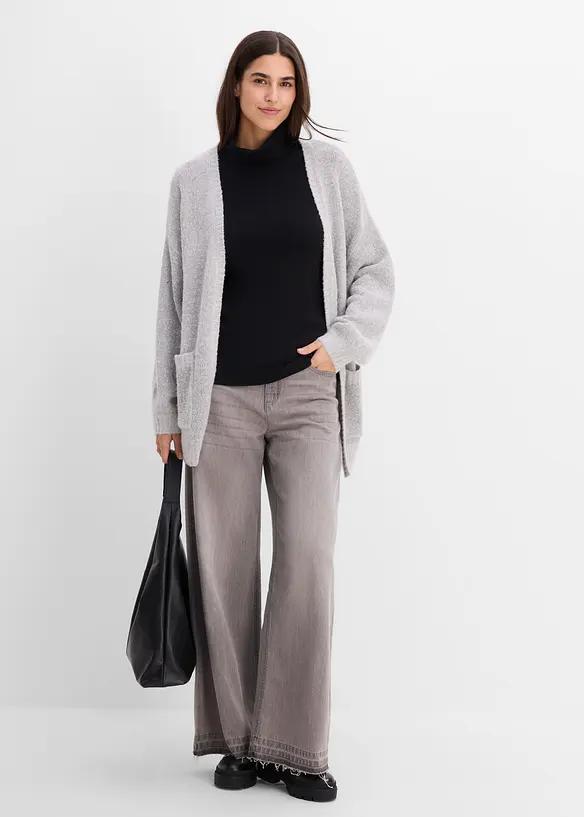 Maglia a collo alto in puro cotone, bonprix