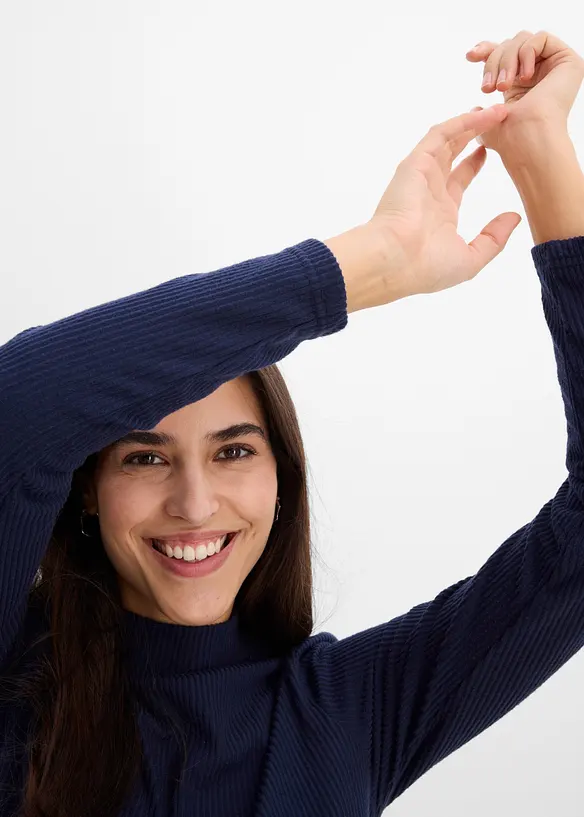 Maglietta termica con collo dritto, bonprix