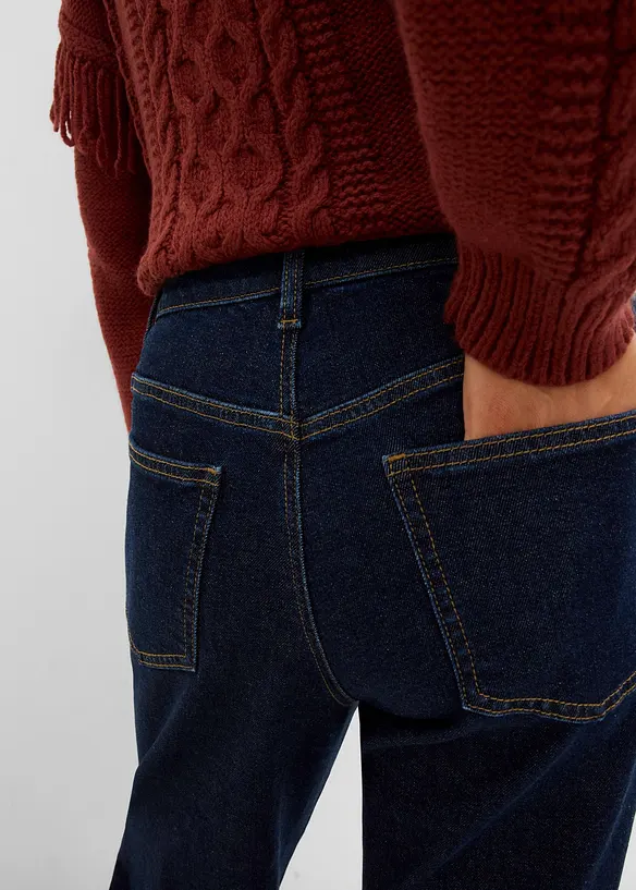 Jeans straight, vita alta, bonprix