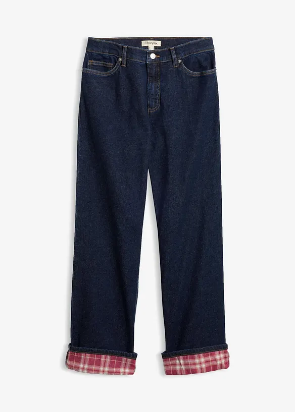 Jeans straight, vita alta, bonprix