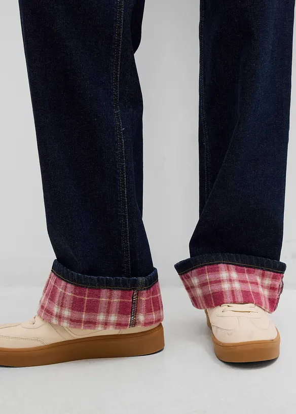 Jeans straight, vita alta, bonprix