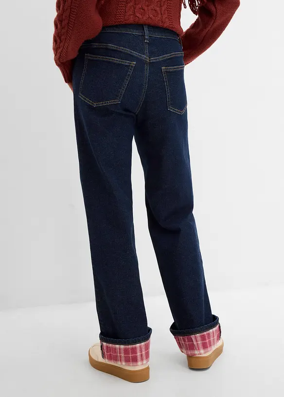 Jeans straight, vita alta, bonprix