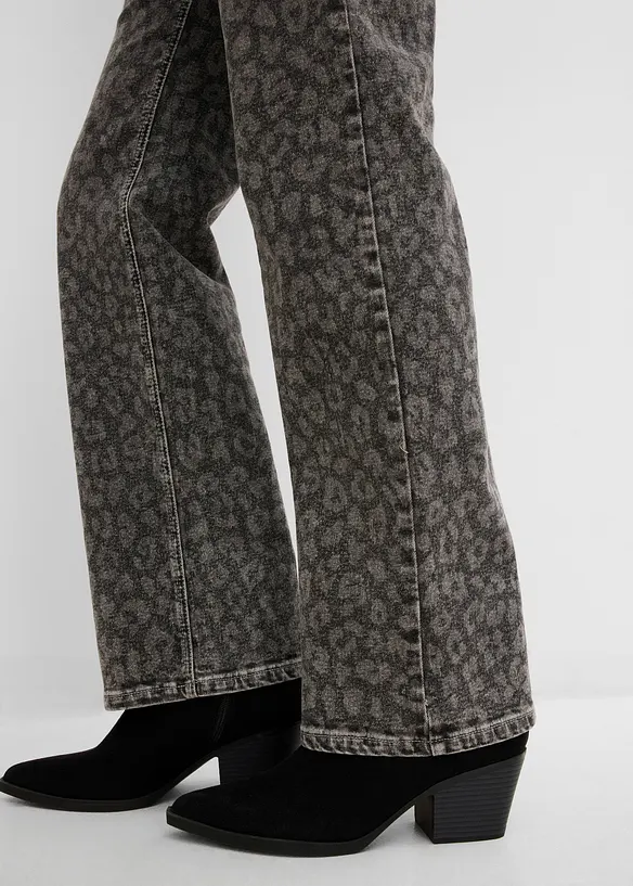 Jeans straight, vita alta, bonprix