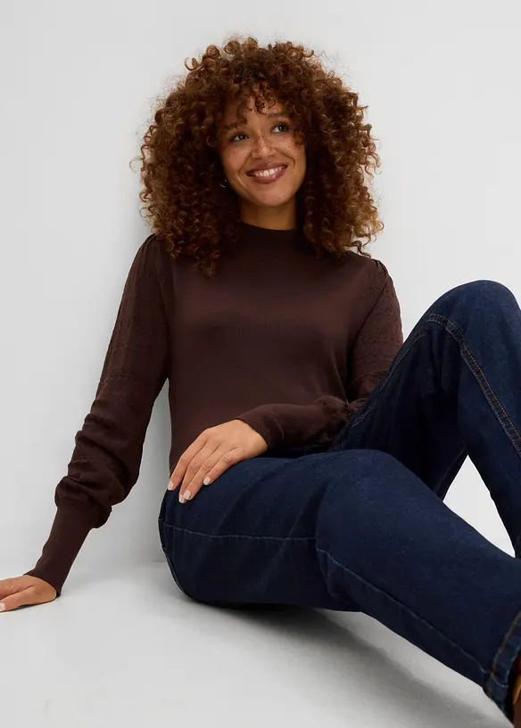 Mom jeans, vita alta, bonprix