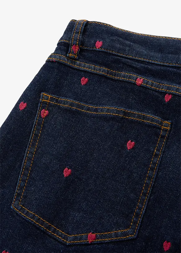 Jeans barrel, vita alta, bonprix
