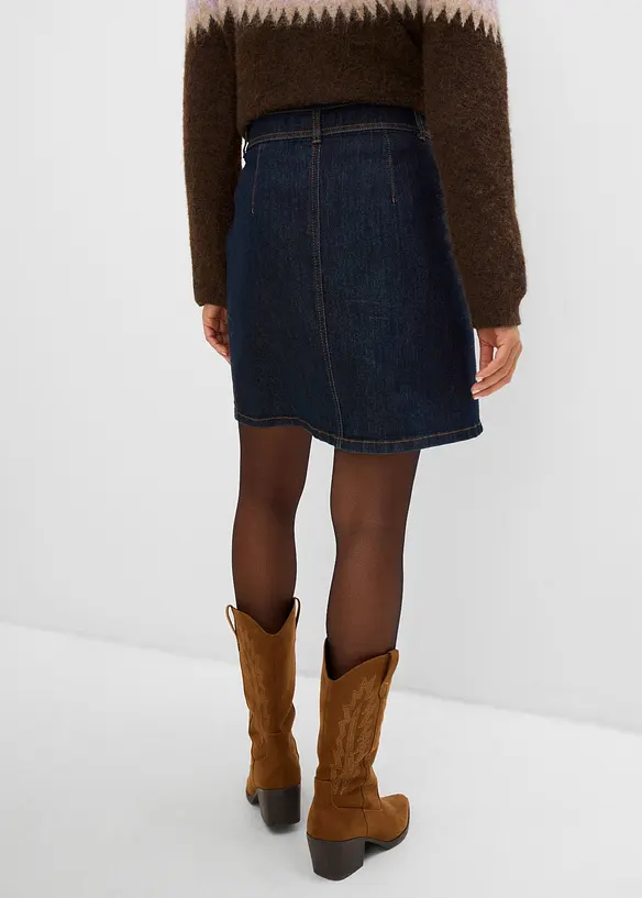 Gonna di jeans con bottoni, bonprix
