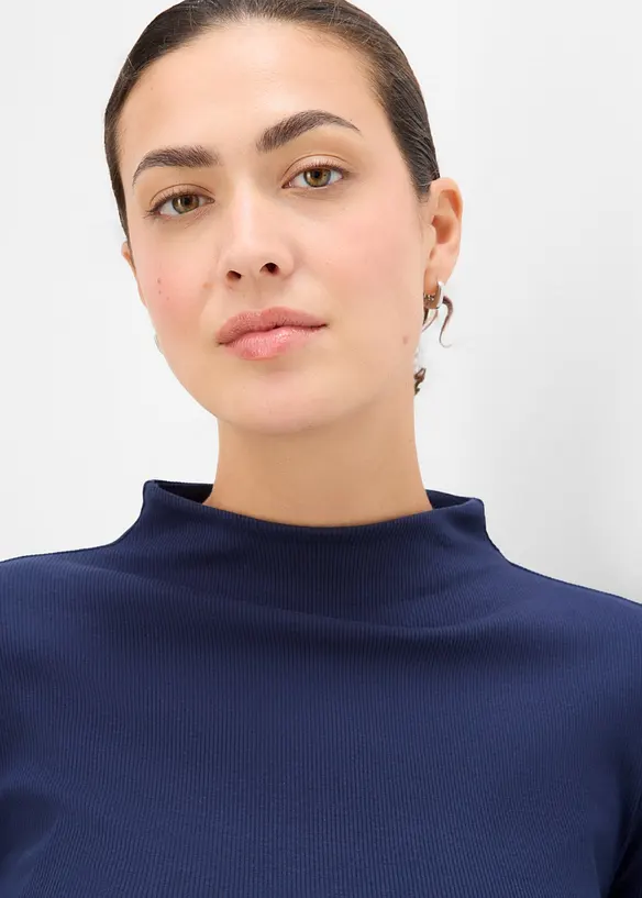 Maglia a costine a maniche lunghe, bonprix