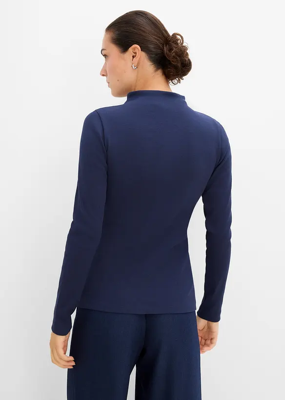 Maglia a costine a maniche lunghe, bonprix