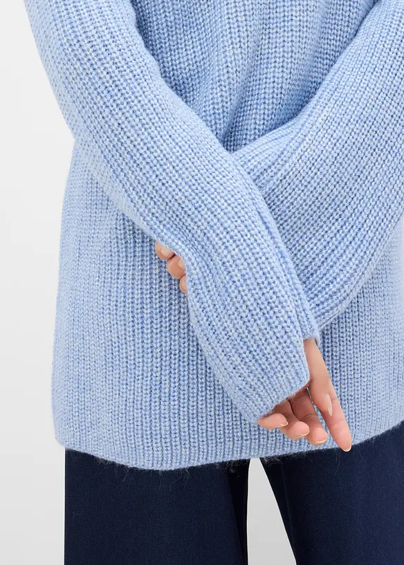 Cardigan oversize incrociato, bonprix