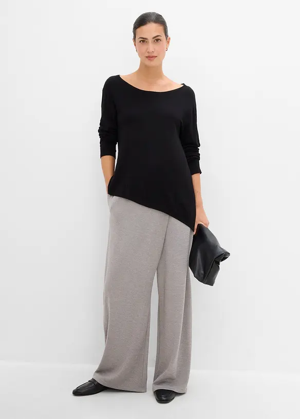 Maglione in filato fine di misto viscosa, bonprix
