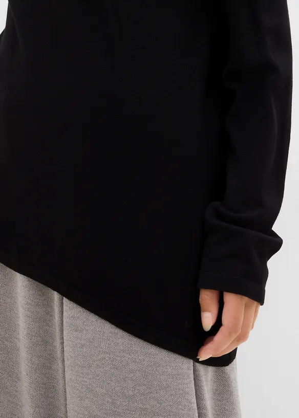 Maglione in filato fine di misto viscosa, bonprix