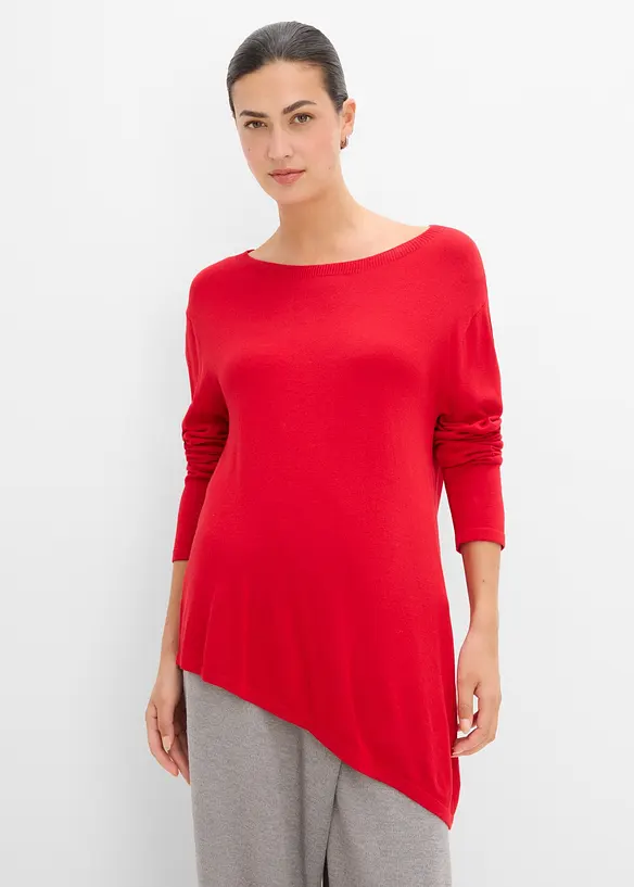 Maglione in filato fine di misto viscosa, bonprix