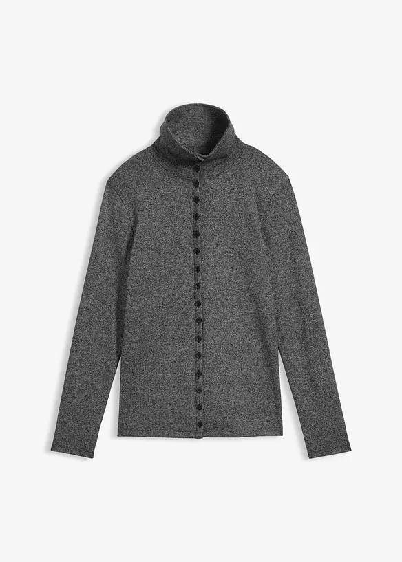 Cardigan a maniche lunghe con bottoni, bonprix