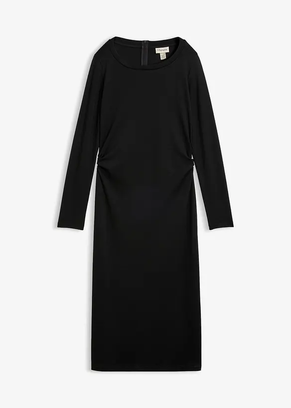 Abito midi in misto viscosa morbido, bonprix