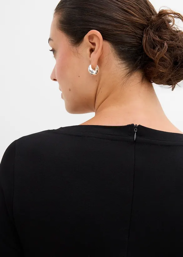 Abito midi in misto viscosa morbido, bonprix