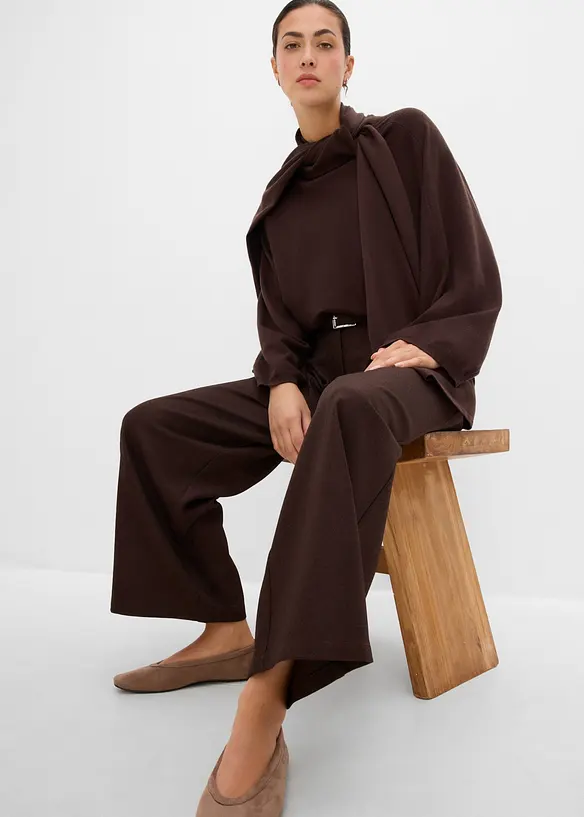 Pantaloni barrel in twill, bonprix