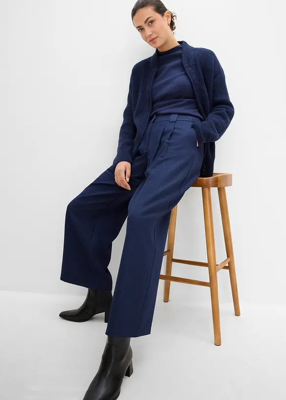 Pantaloni barrel in twill, bonprix
