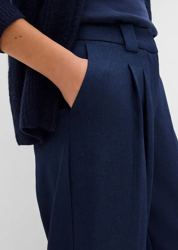 Pantaloni barrel in twill, bonprix