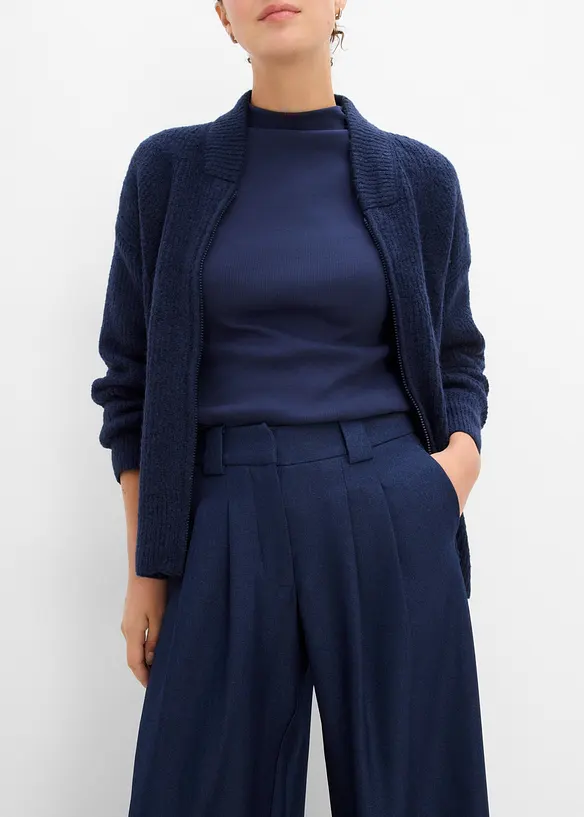 Pantaloni barrel in twill, bonprix