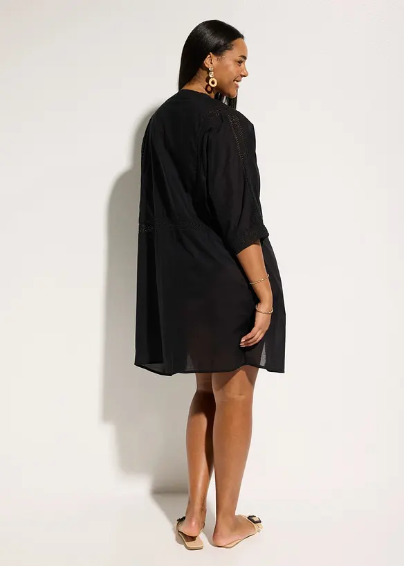 Kimono copricostume con pizzo, bonprix