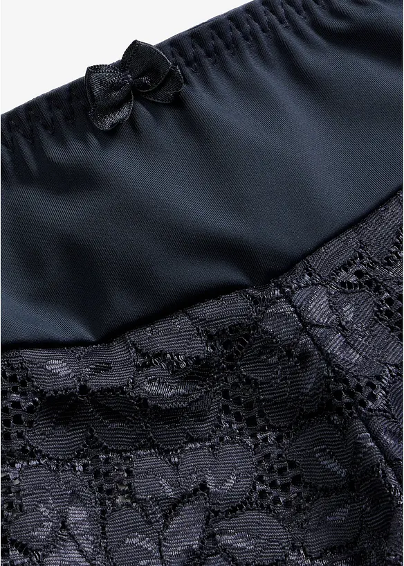Culotte a vita alta con pizzo, bonprix