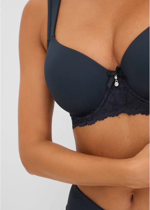 Reggiseno con coppe preformate e spalline imbottite, bonprix
