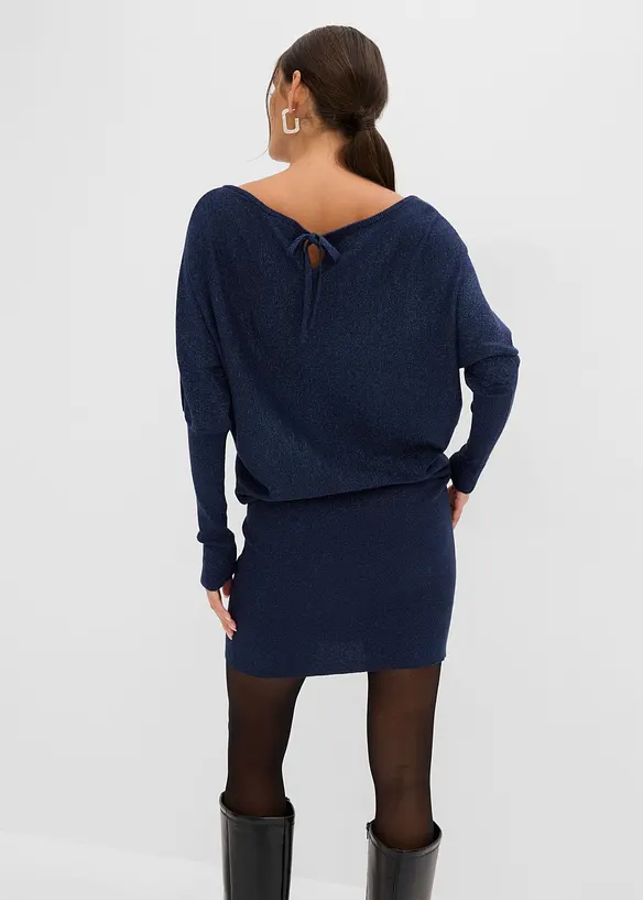 Abito fluente in maglia misto viscosa, bonprix