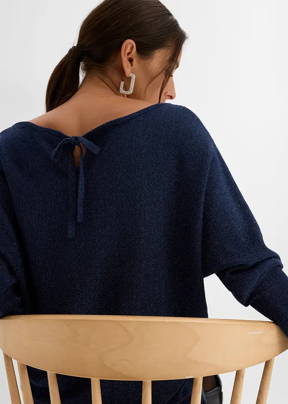 Abito fluente in maglia misto viscosa, bonprix