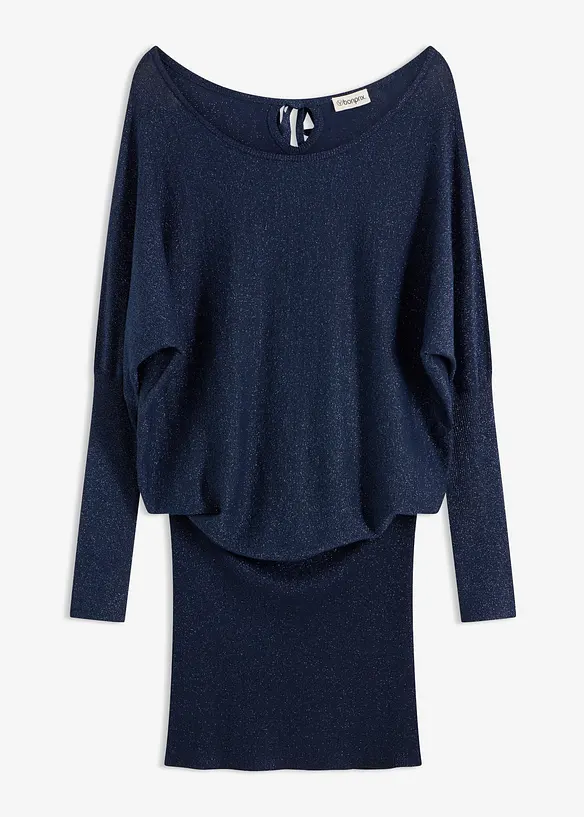 Abito fluente in maglia misto viscosa, bonprix