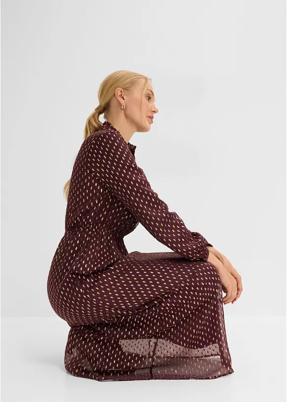 Maglione in filato fine con motivo natalizio, bonprix