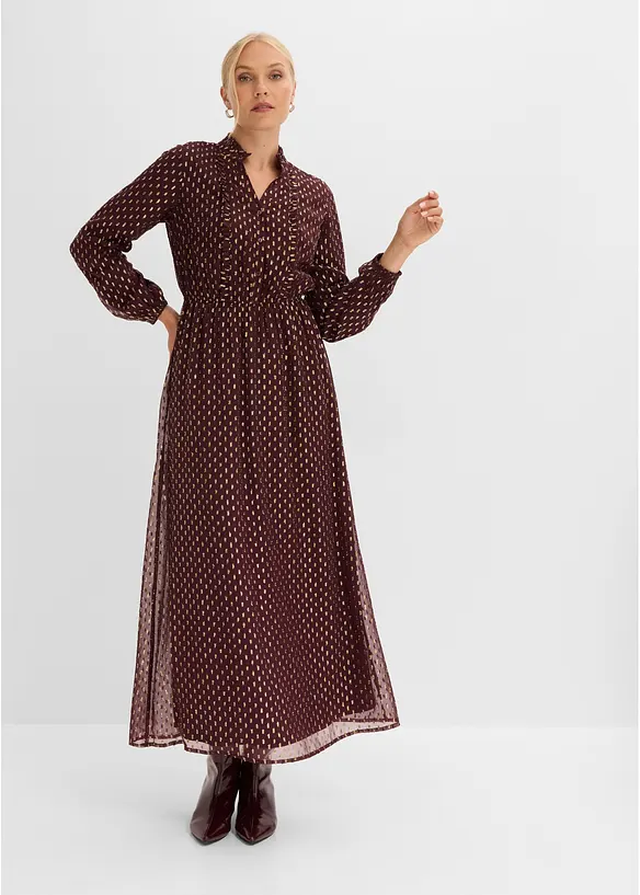 Maglione in filato fine con motivo natalizio, bonprix
