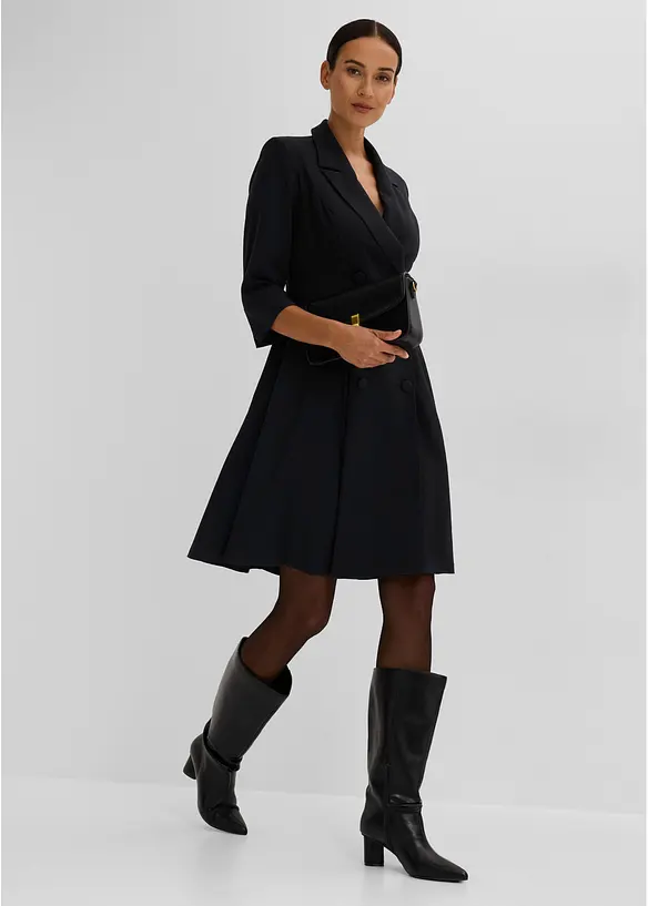 Abito blazer con parte della gonna svasata, bonprix