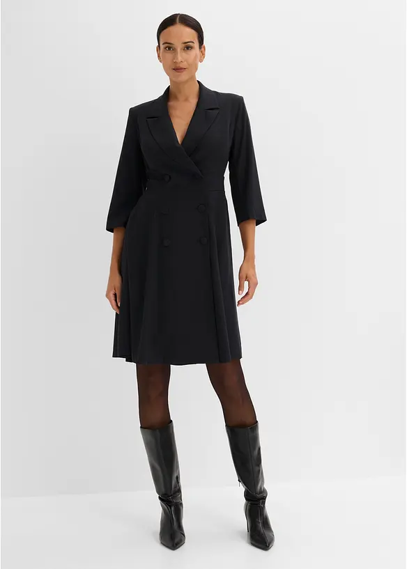 Abito blazer con parte della gonna svasata, bonprix