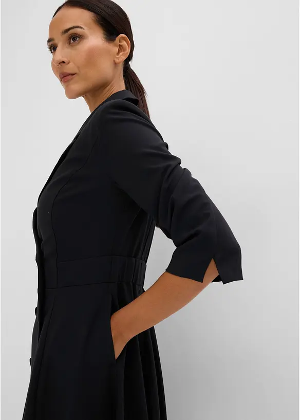Abito blazer con parte della gonna svasata, bonprix