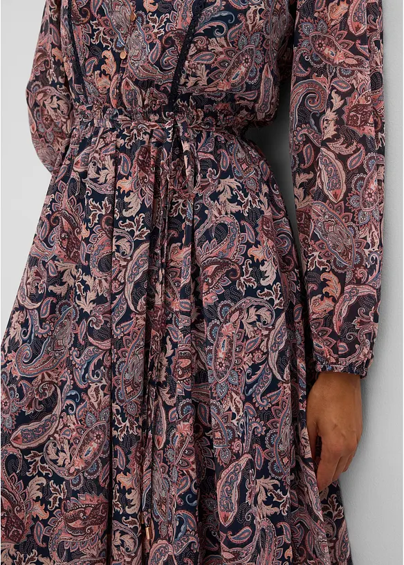 Abito paisley in chiffon, bonprix