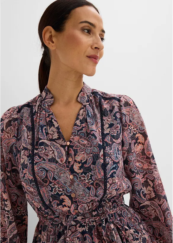 Abito paisley in chiffon, bonprix