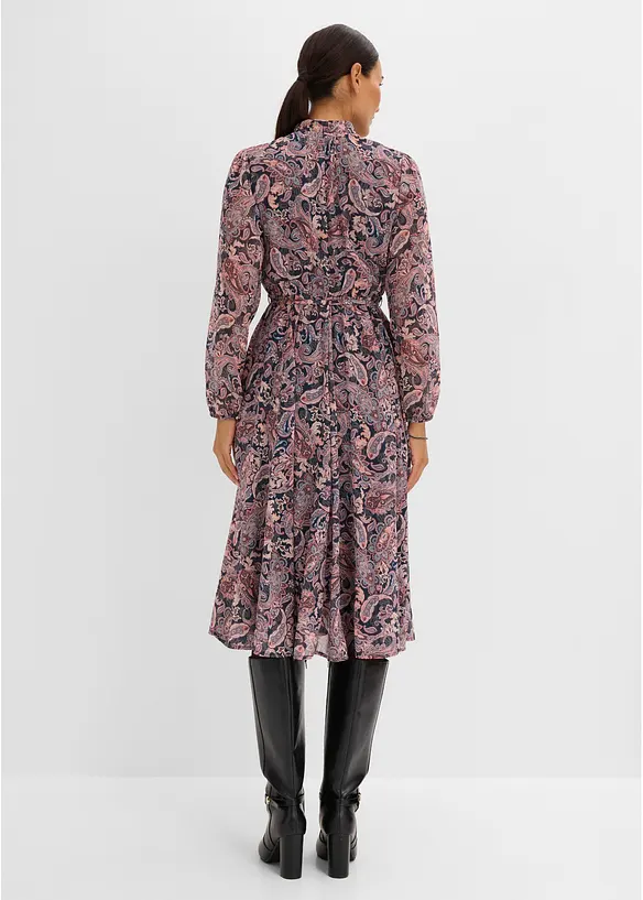 Abito paisley in chiffon, bonprix