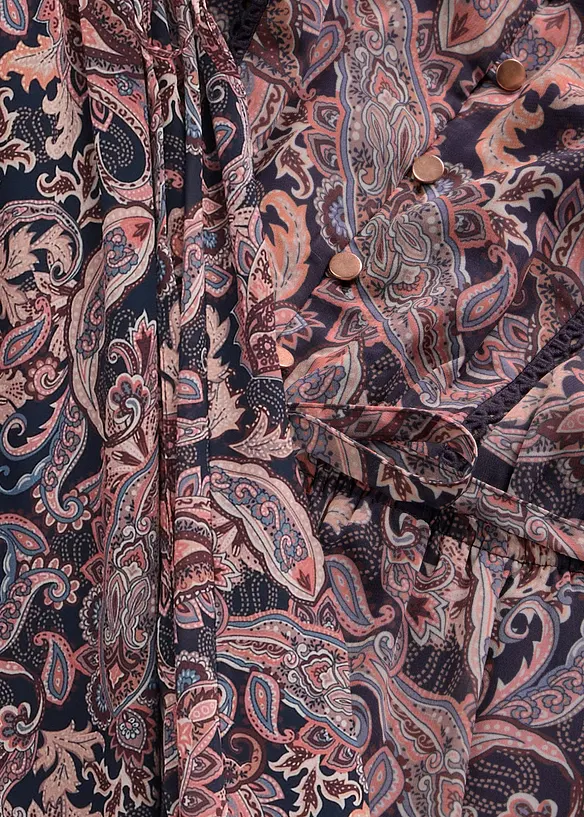 Abito paisley in chiffon, bonprix