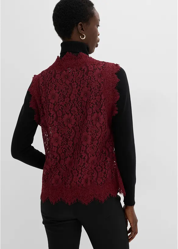 Gilet in pizzo, bonprix