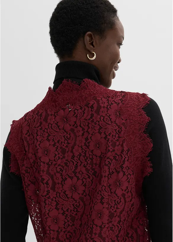 Gilet in pizzo, bonprix