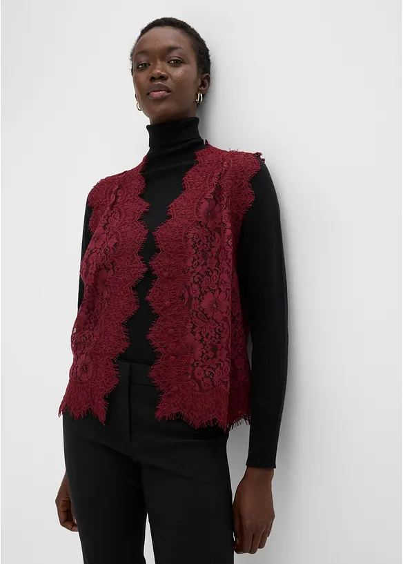 Gilet in pizzo, bonprix