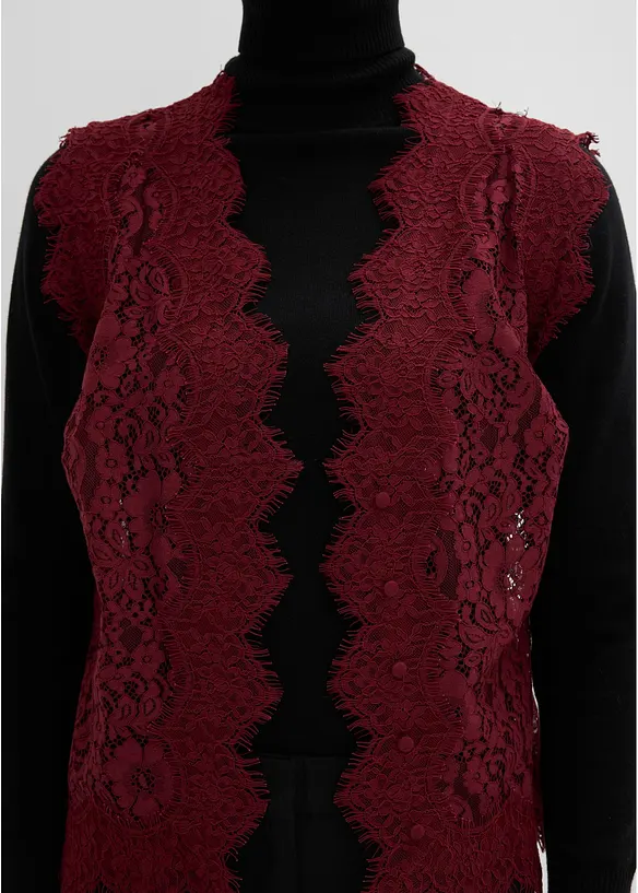 Gilet in pizzo, bonprix