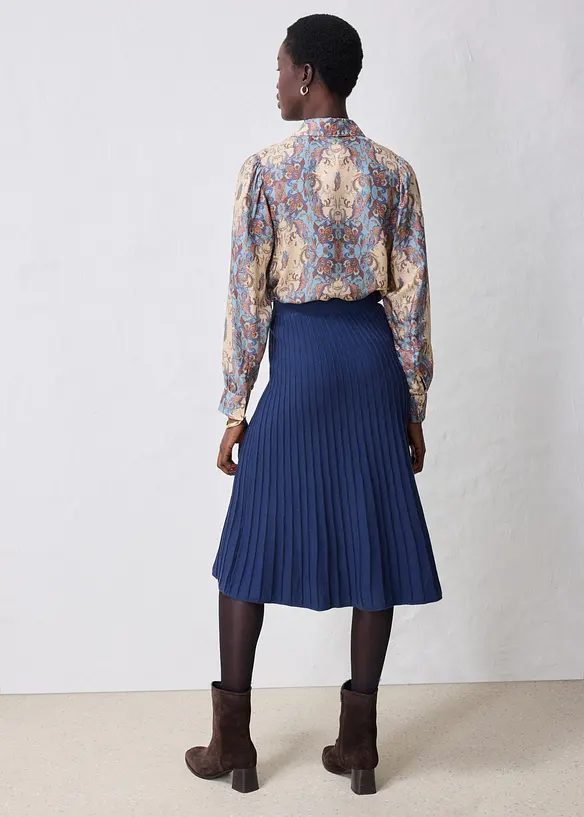 Gonna di maglia con lana merino, bonprix