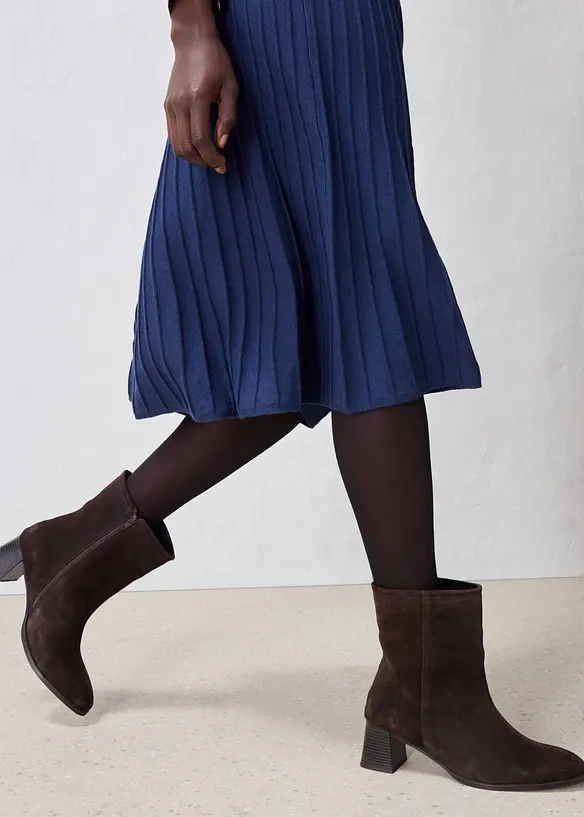 Gonna di maglia con lana merino, bonprix