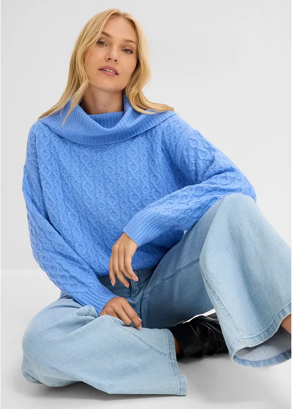 Maglione a trecce, bonprix