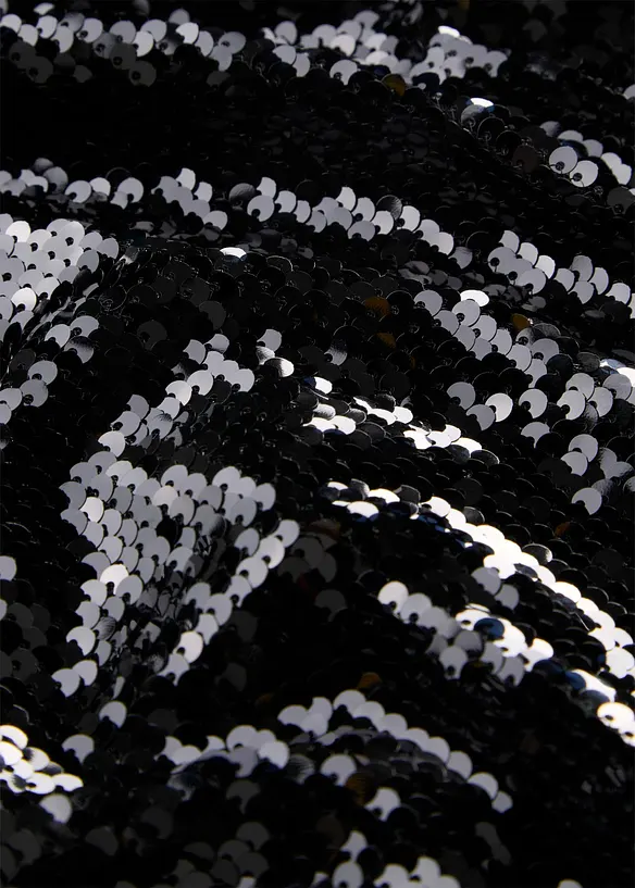 Gonna longuette con paillettes, bonprix