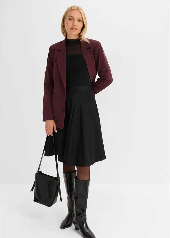 Blazer oversize con dettagli gioiello, bonprix